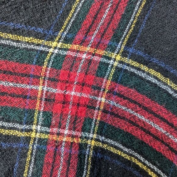 Zara black Stewart tartan v neck mini Dress sz s - Picture 6 of 7